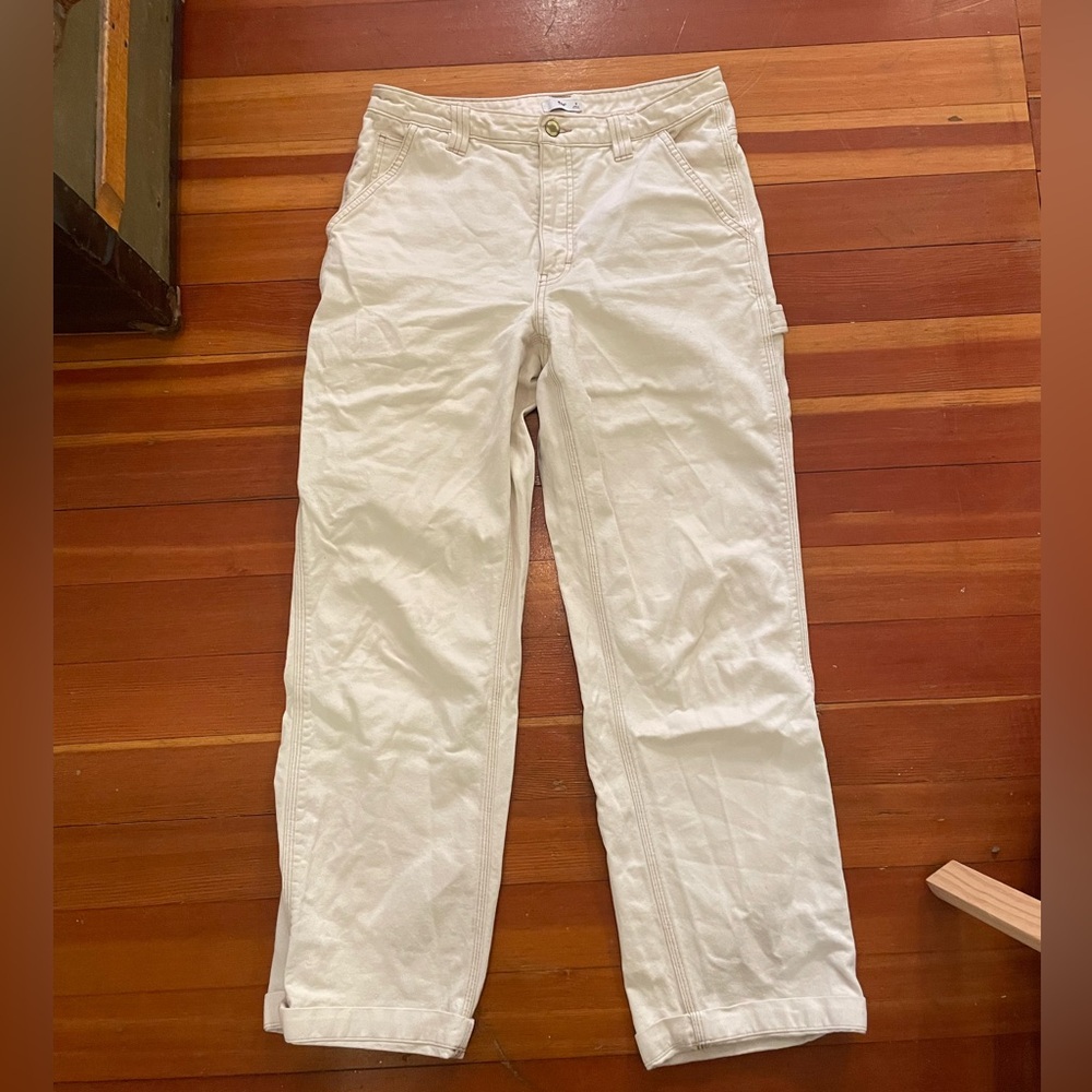 TNA Cream Cargo Pants